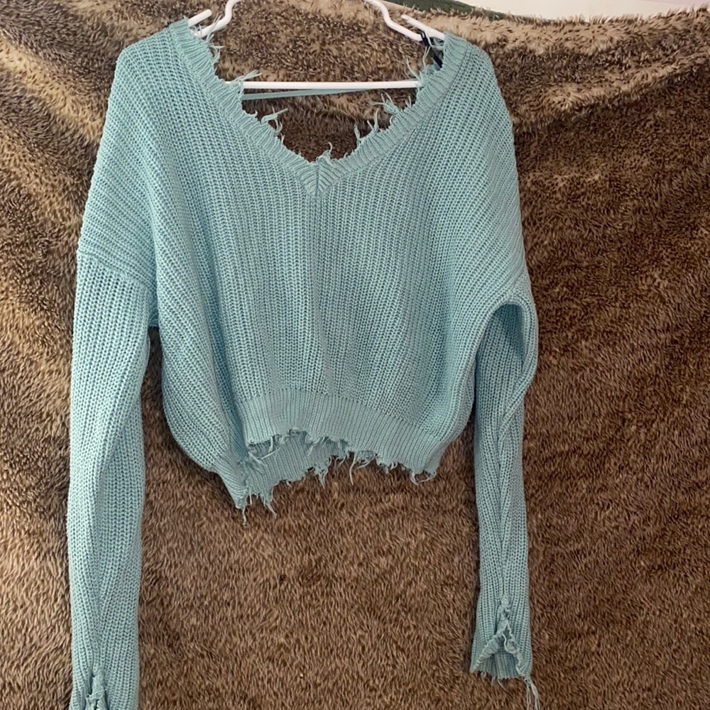 Green sweater